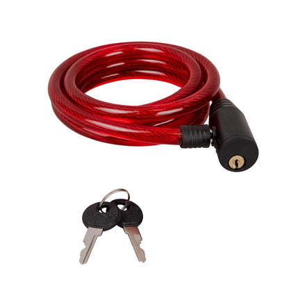 Candado de cable para bicicleta con llave Windsor 10x1500 mm