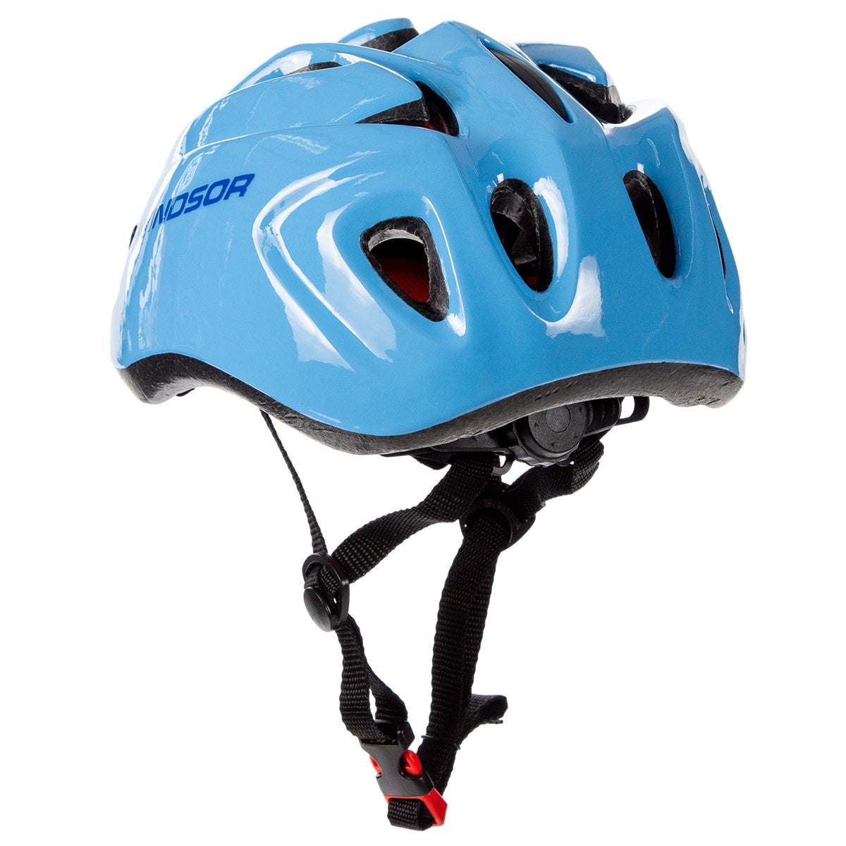 Casco para bicicleta infantil con Protecciones Windsor (54-57 cm) Azul
