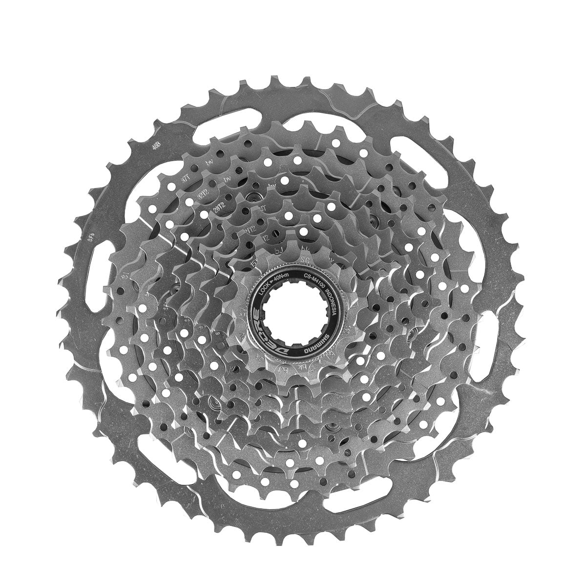 Cassette para bicicleta de montaña Shimano Deore CS-M4100-10 10v