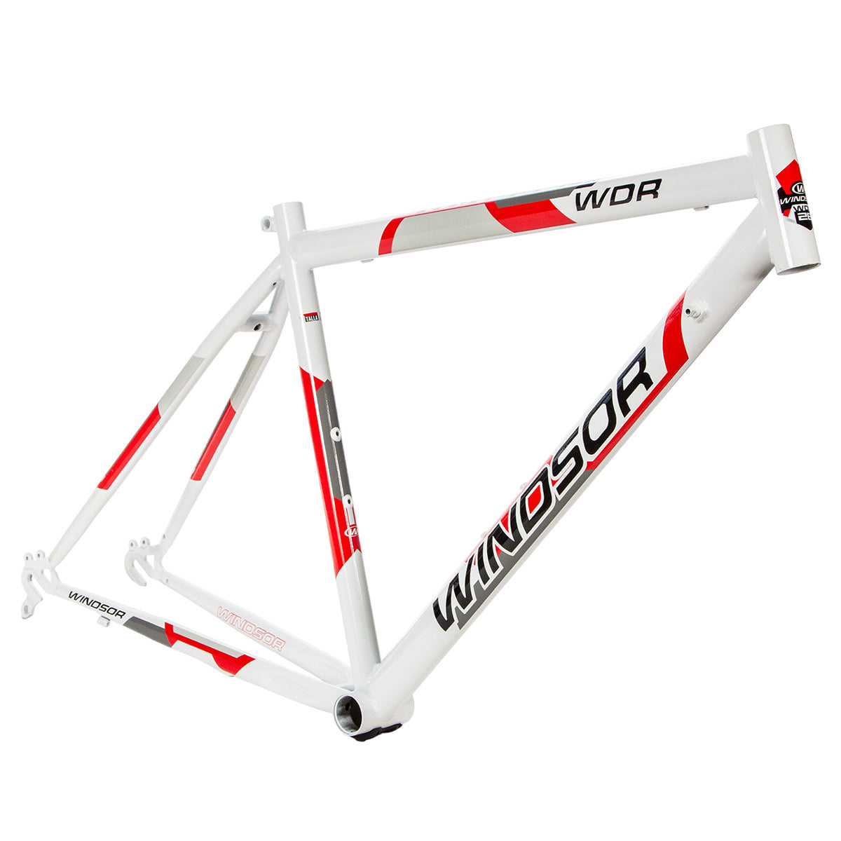 Cuadro para bicicleta Windsor R28x1 1/2" 48c Blanco-rojo-gris