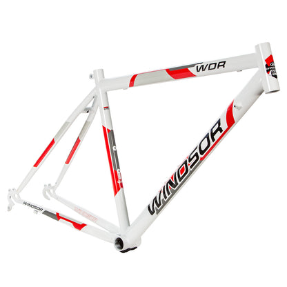Cuadro para bicicleta Windsor R28x1 1/2" 48c Blanco-rojo-gris