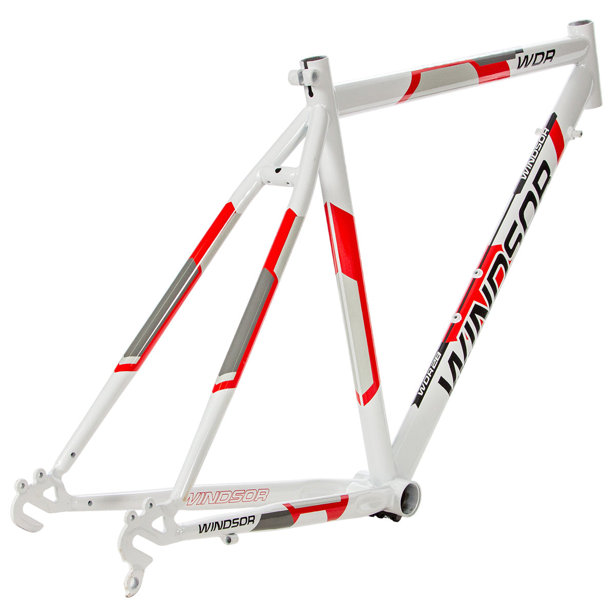 Cuadro para bicicleta Windsor R28x1 1/2" 48c Blanco-rojo-gris