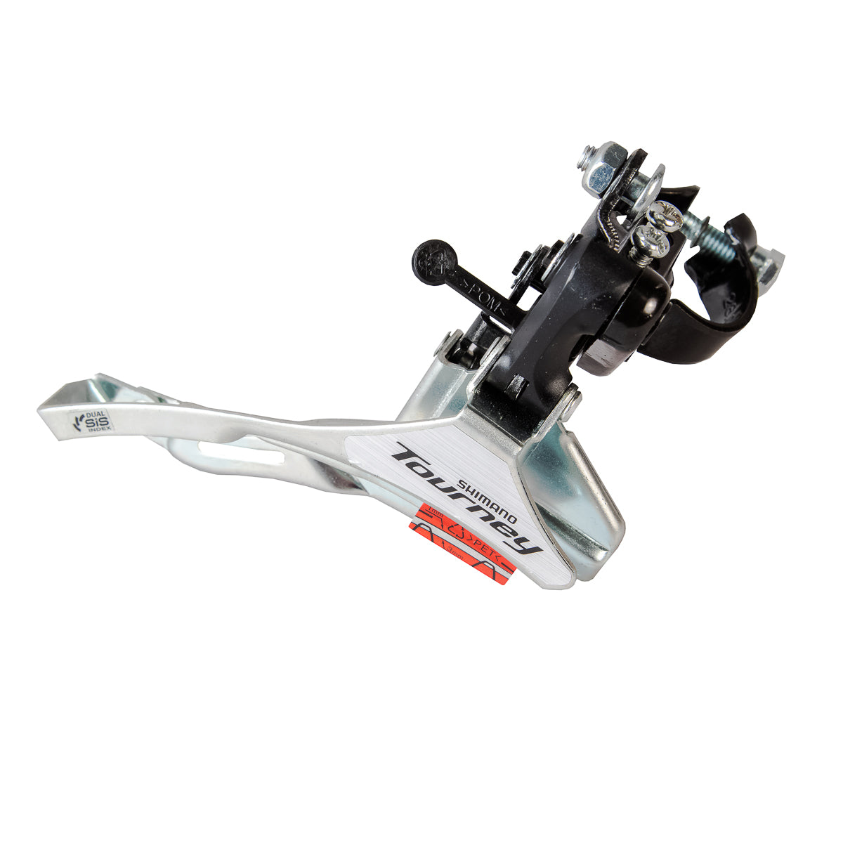 Desviador delantero bicicleta MTB Shimano Tourney FD TY300 3x7/6v 28.6 mm 42d Tiro abajo