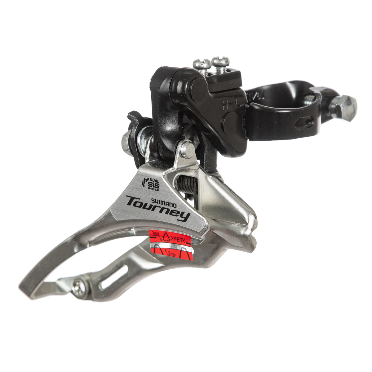 Desviador delantero para bicicleta de montaña Shimano Tourney FD TY300 28.6 mm 3x7/6v Tirón arriba