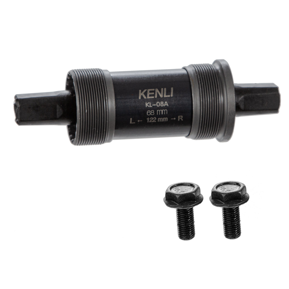 Eje de centro sellado cuadrado para bicicleta Kenli 68x122mm