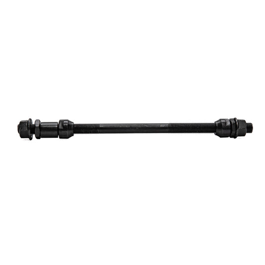 Eje para maza trasera de bicicleta con espaciador 3/8" x 205 mm Negro