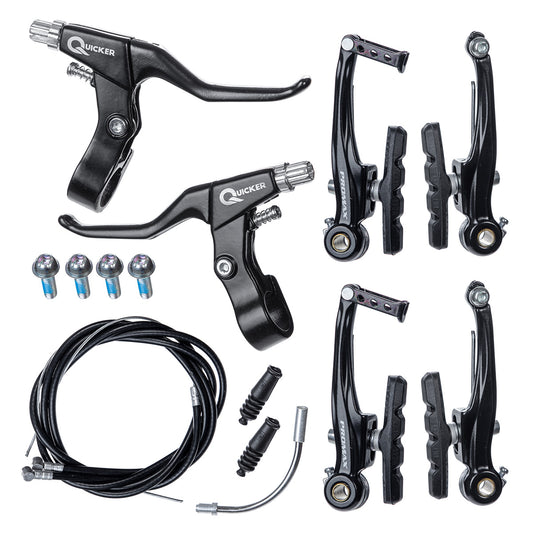 Juego de frenos V-brake para bicicleta Promax Negro