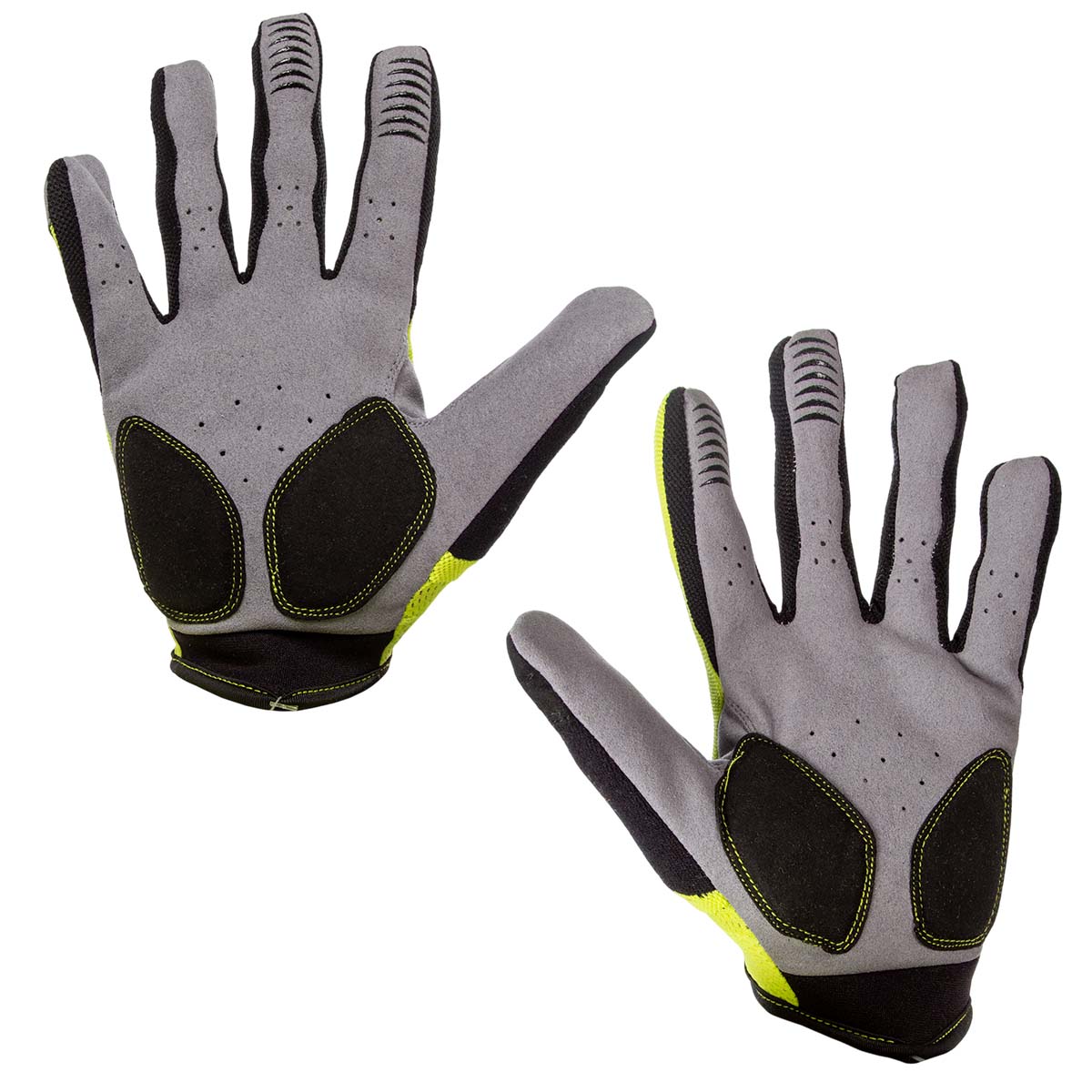 Guantes largos para bicicleta de montaña Vital T-L (21-10 cm) Amarillo