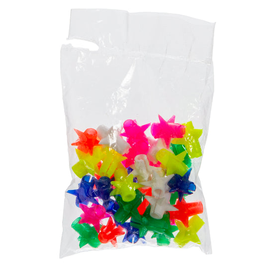 Decoradores y limpiadores para rayos de bicicleta Estrella Multicolores