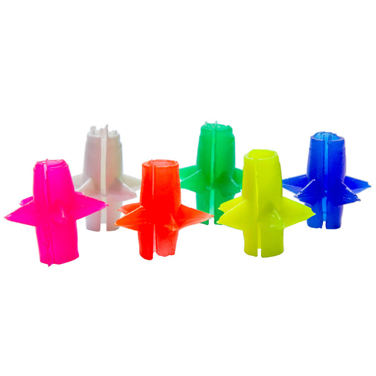 Decoradores y limpiadores para rayos de bicicleta Estrella Multicolores