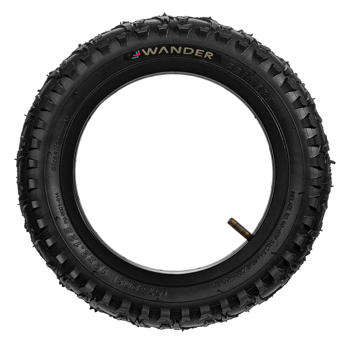Llanta para bicicleta infantil Wander Primera R12 65psi