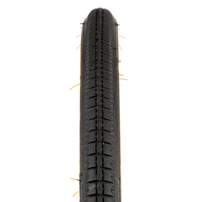 Llanta para bicicleta de turismo Vee Ruber Bicolor R24x1 3/8" 70 psi Negro-crema