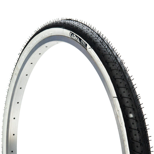 Llanta para bicicleta urbana Karma Republic R26x1.50" 45 psi Negro-blanco