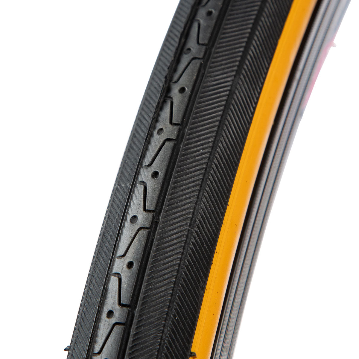 Llanta para bicicleta de turismo Deli S-145 Bicolor R27x1 1/4" 100 psi Negro-amarillo