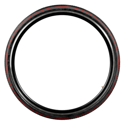 Llanta para bicicleta de turismo Vee Rubber Línea roja R28x1 1/2" 55 psi Negro línea roja