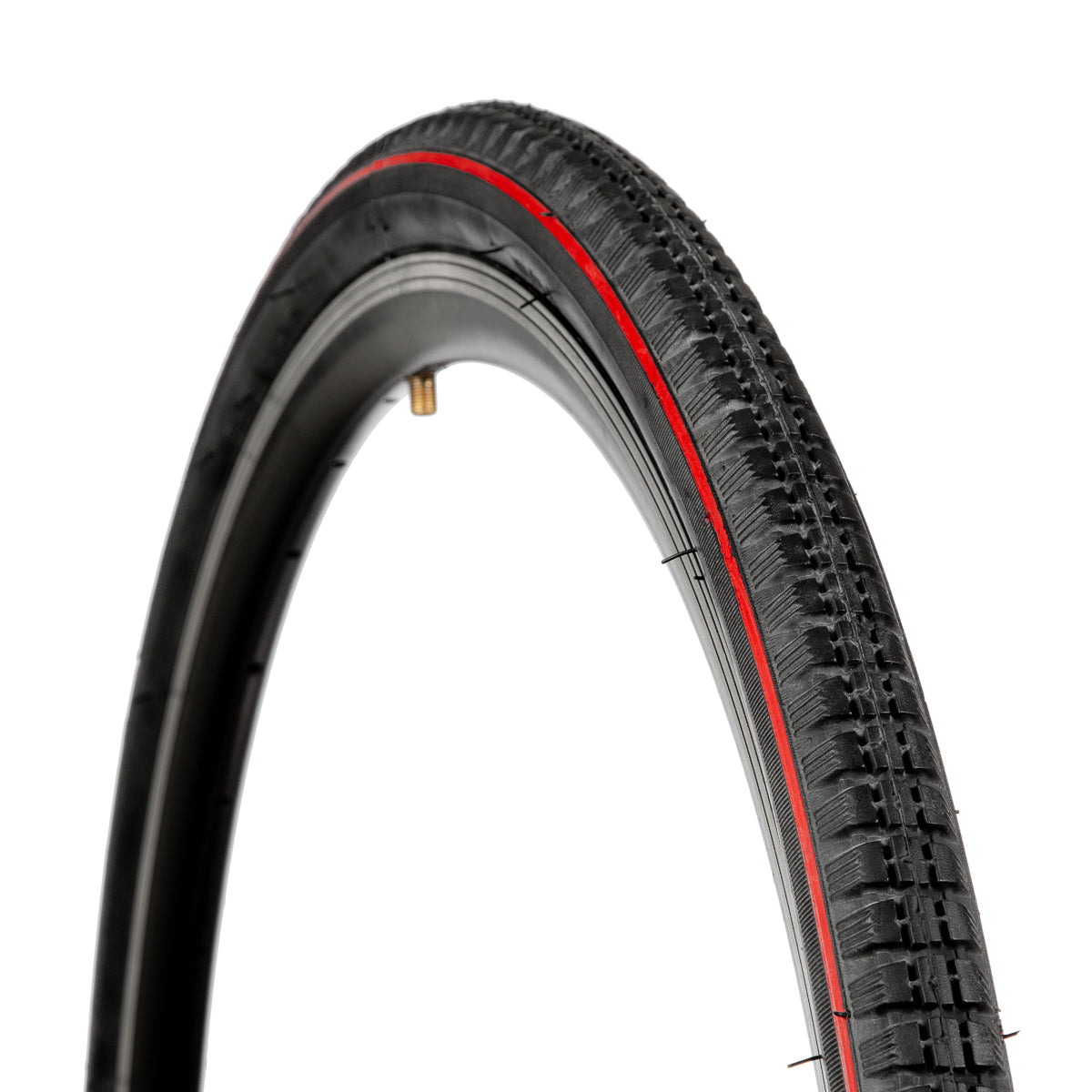 Llanta para bicicleta de turismo Vee Rubber Línea roja R28x1 1/2" 55 psi Negro línea roja