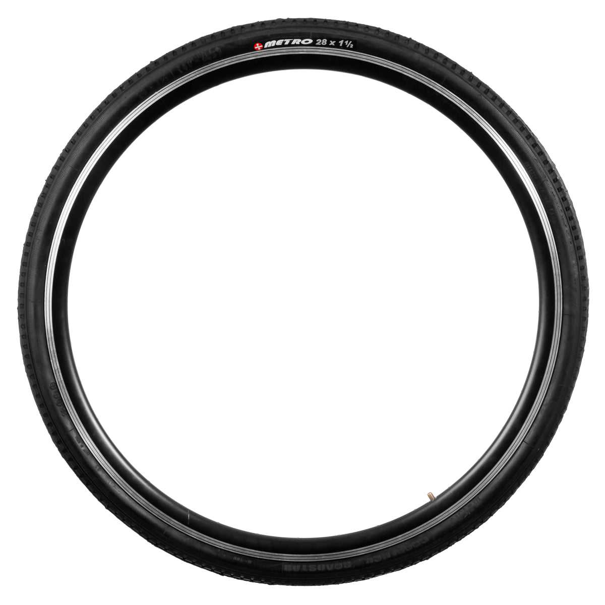 Llanta para bicicleta de turismo Metro M-100 R28x1 1/2" 65psi Negro