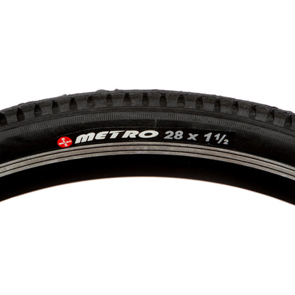 Llanta para bicicleta de turismo Metro M-100 R28x1 1/2" 65psi Negro