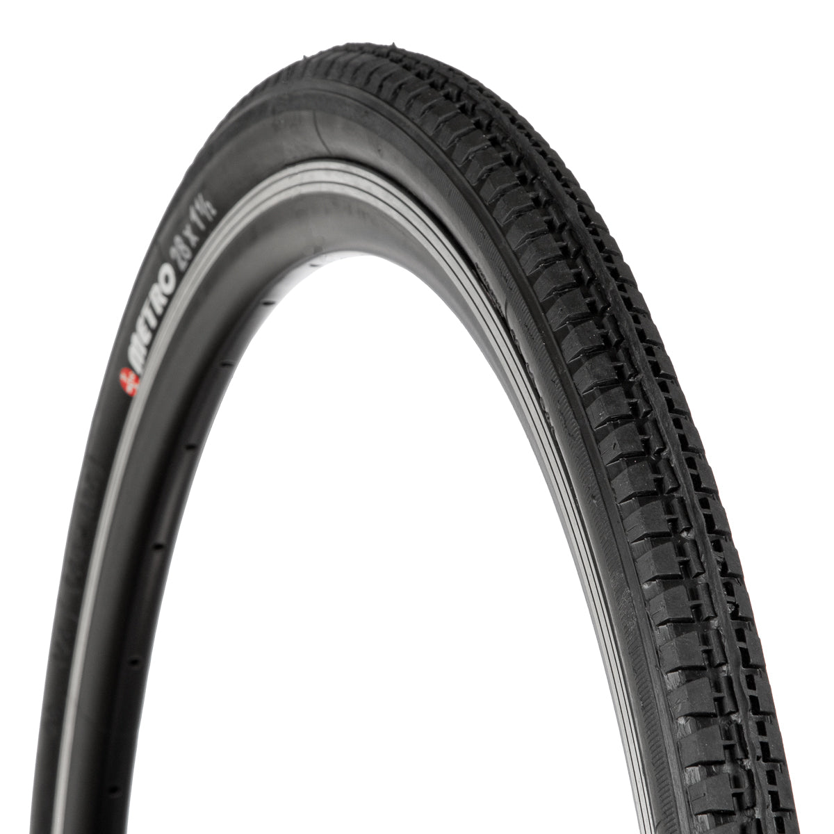 Llanta para bicicleta de turismo Metro M-100 R28x1 1/2" 65psi Negro