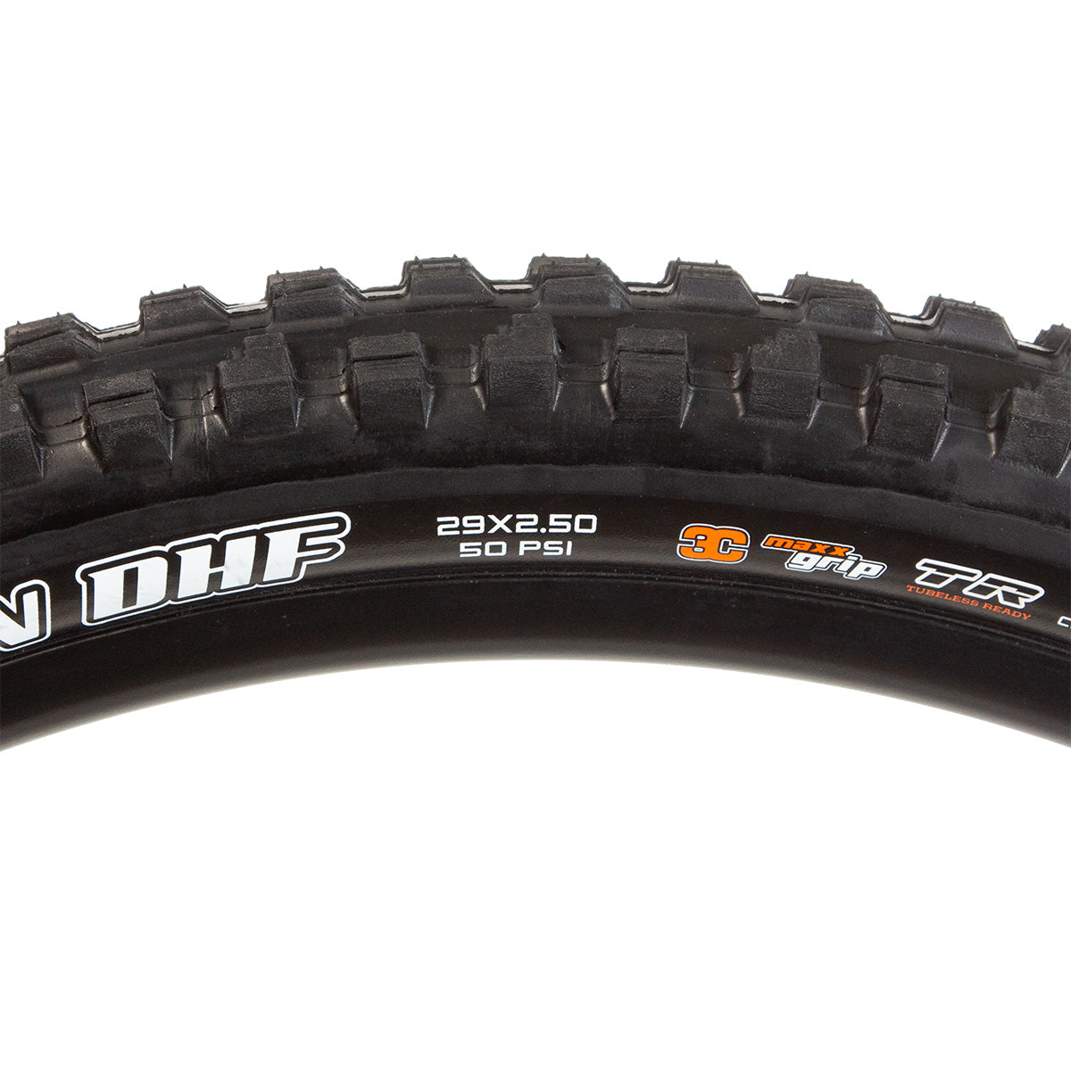 Llanta para bicicleta de montaña Maxxis Minion DHF R29x2.50" Downhill 2x60 tpi 50 psi TR Ple