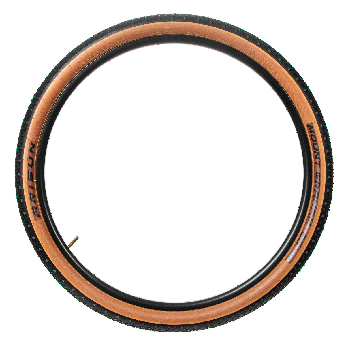 Llanta para bicicleta de montaña Arisun Mount Graham R29x2.20" C2 30tpi 65psi Negro-café