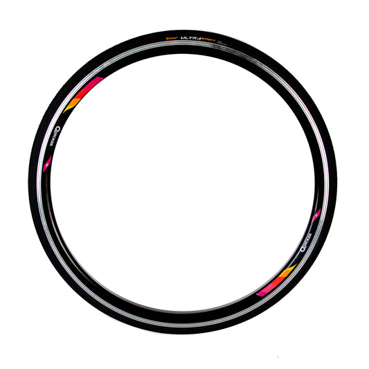 Llanta para bicicleta de ruta R700x25c Continental Ultra Sport Negro