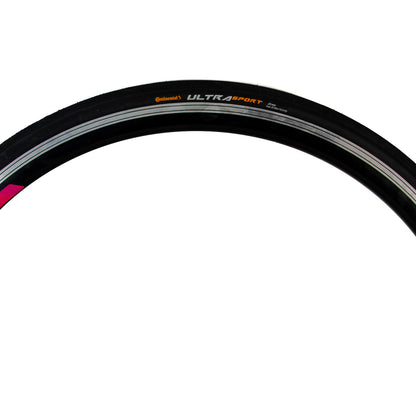 Llanta para bicicleta de ruta R700x25c Continental Ultra Sport Negro
