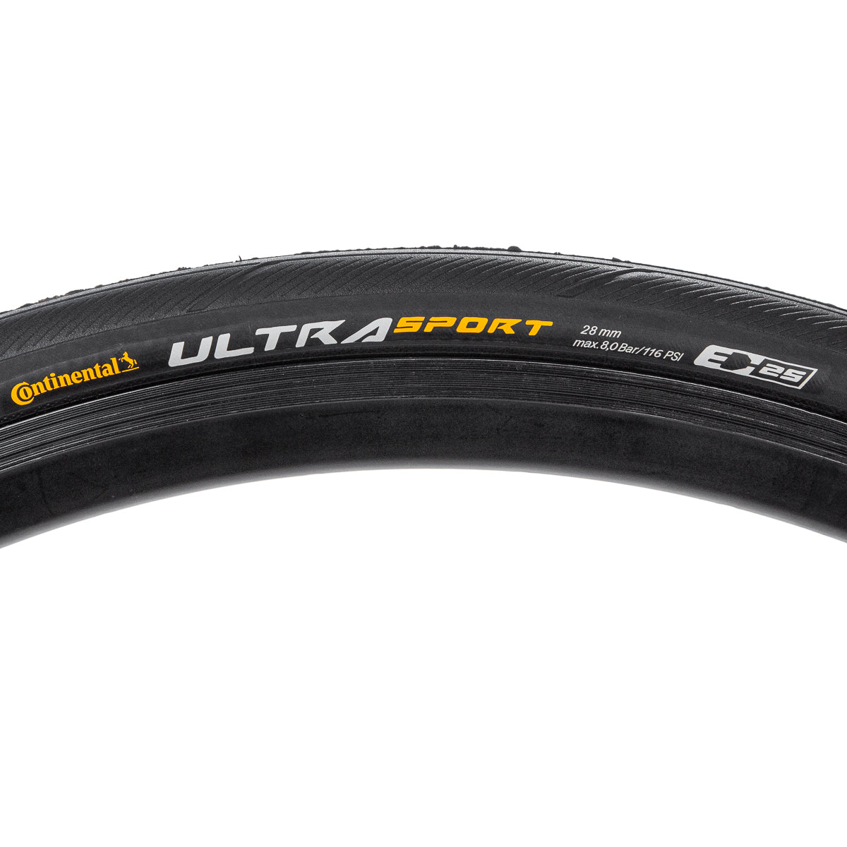 Llanta para bicicleta de ruta Continental Ultra Sport III R700x28c Negro