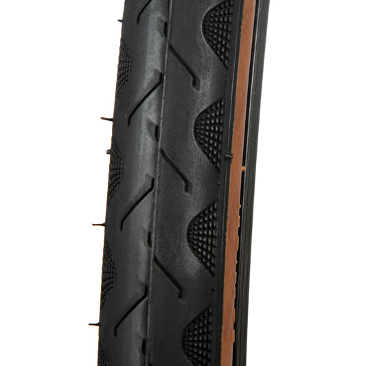 Llanta para bicicleta de ruta Deli Road Symbiosis Plegable R700x28c 100 psi 62tpi Negro-café