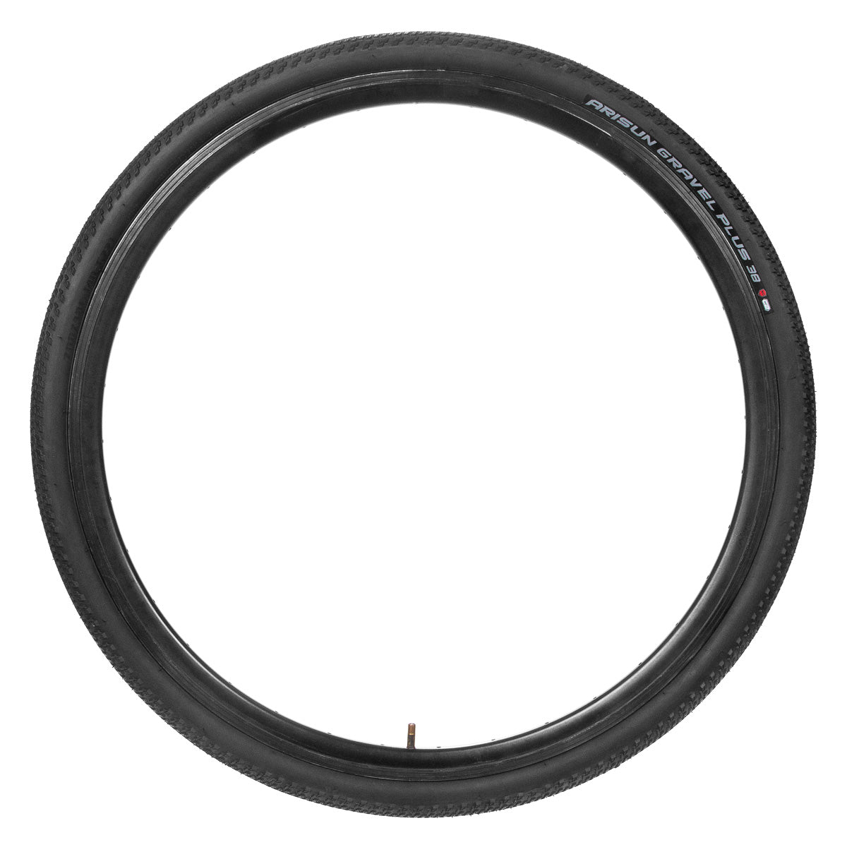 Llanta para bicicleta de gravel Arisun Gravel Plus R700x38c ND C2 Plegable 60tpi Negro