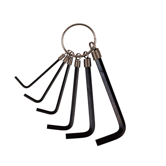 Llave allen para bicicleta Argolla 2-2.5-3-4-5-6 mm Negro