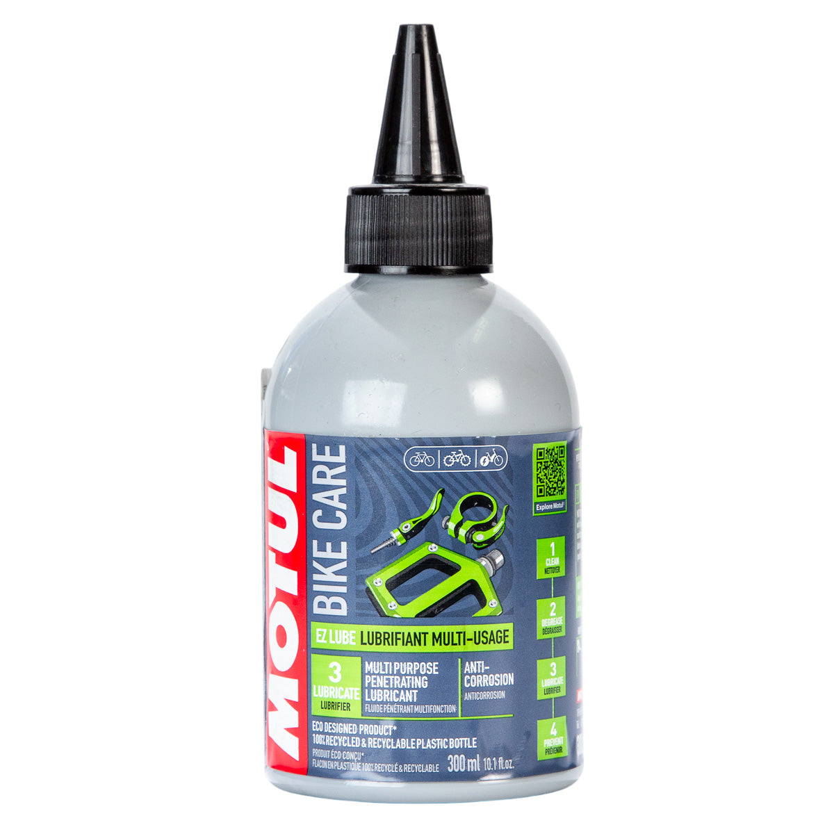 Lubricante multiusos para bicicleta Motul EZ Lube 300 ml Gris