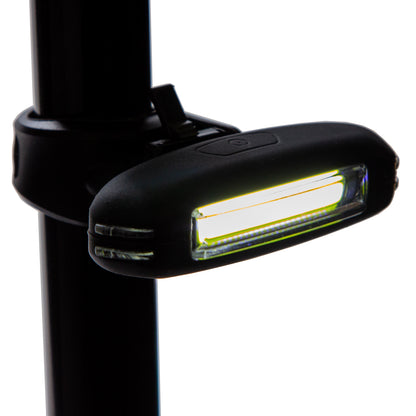 Luz trasera para bicicleta Vital Led 3 Modos 60 Lúmenes Negro-amarillo