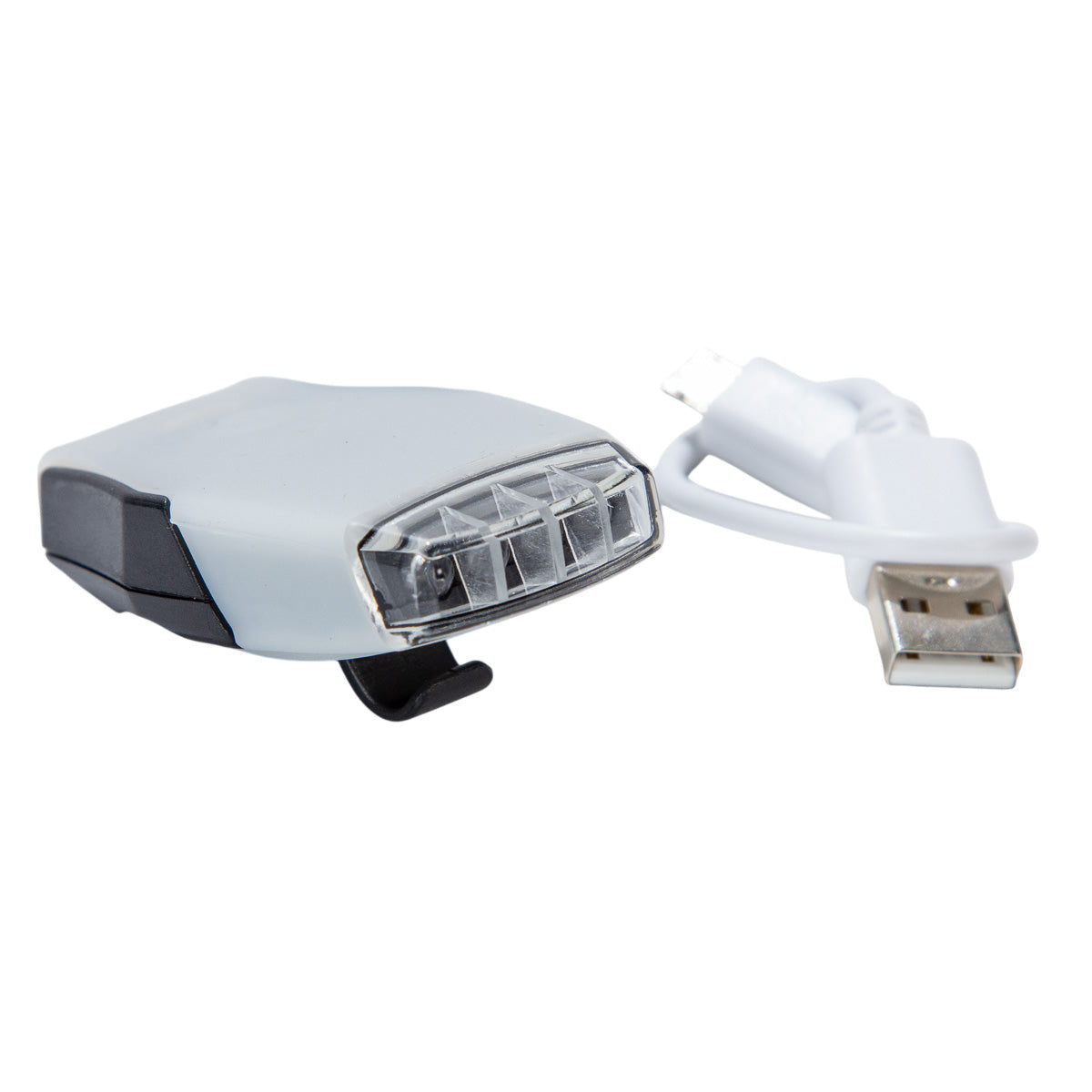 Luz delantera para bicicleta Windsor 10 lúmenes 4 funciones Blanco-negro