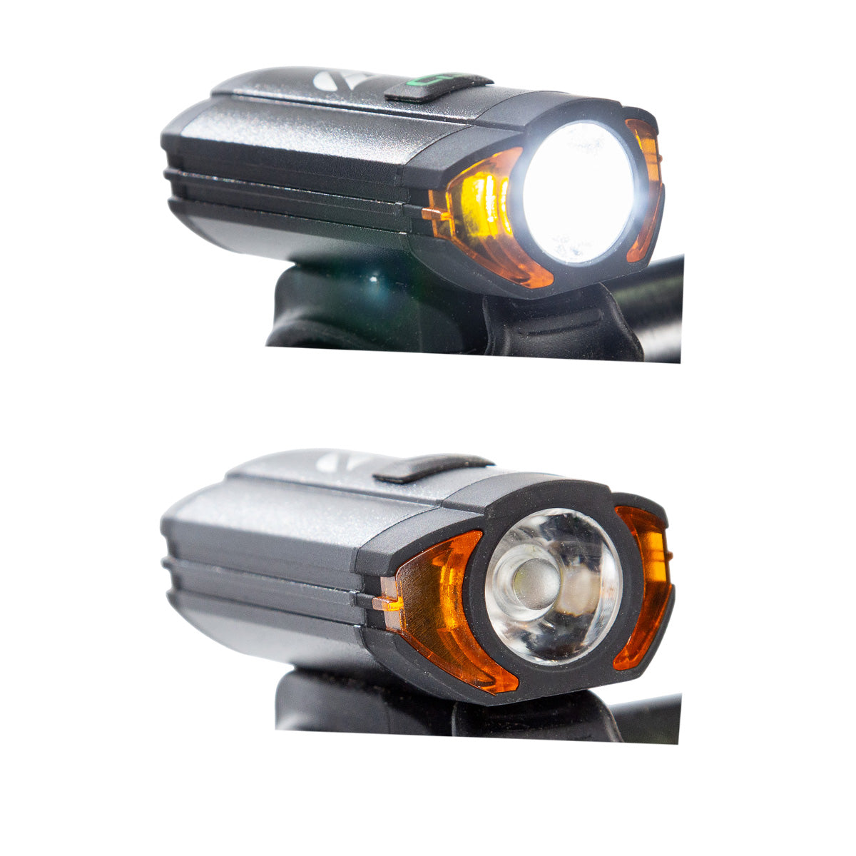 Luz trasera y delantera para bicicleta Hunter Set 300 lúmenes-10 lúmenes USB-C Negro