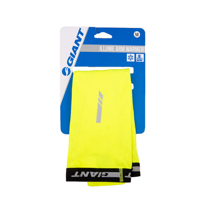 Mangas Elásticas para brazos ciclismo Giant Illume Warm  Amarillo