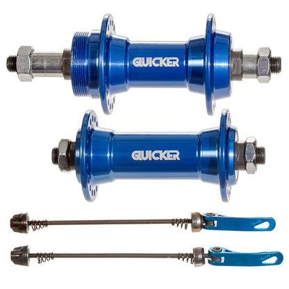 Juego de mazas para bicicleta de montaña con bloqueo 36h Quicker