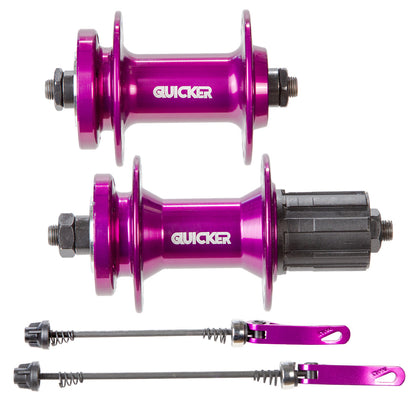 Juegos de mazas Quicker para bicicleta de montaña 36h balero sellado para cassette 10v