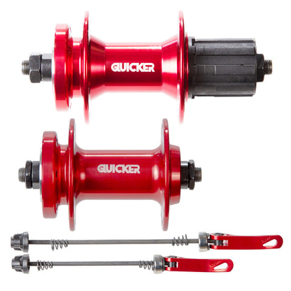 Juegos de mazas Quicker para bicicleta de montaña 36h balero sellado para cassette 10v