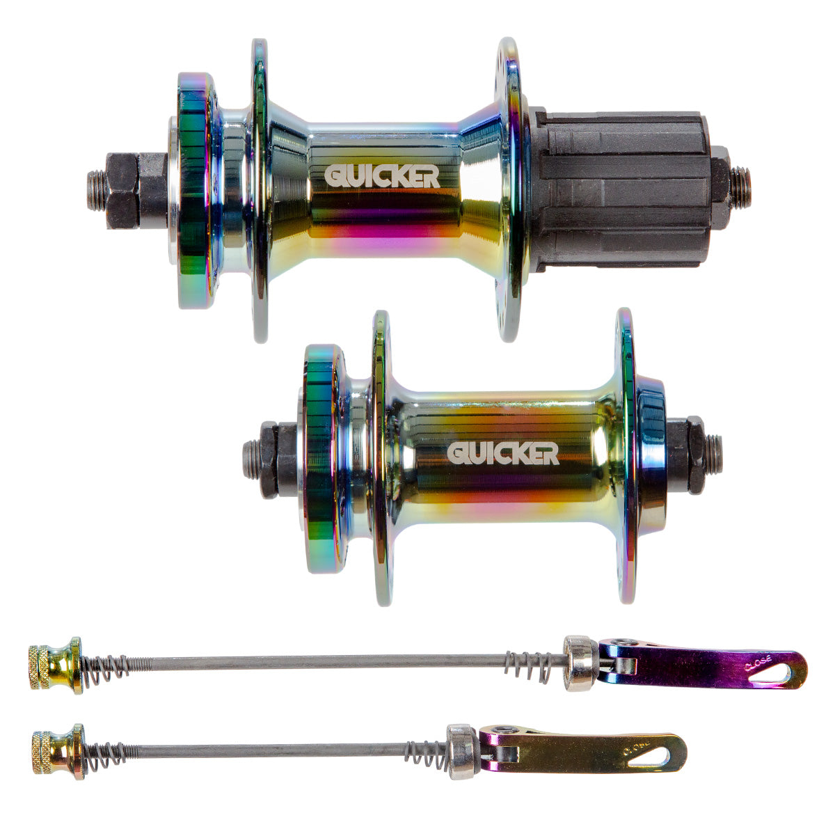Juegos de mazas Quicker para bicicleta de montaña 36h balero sellado para cassette 10v