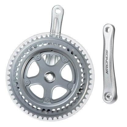 Multiplicación doble para bicicleta Kronos 7/8v 42/52d 170mm EC 9/16"