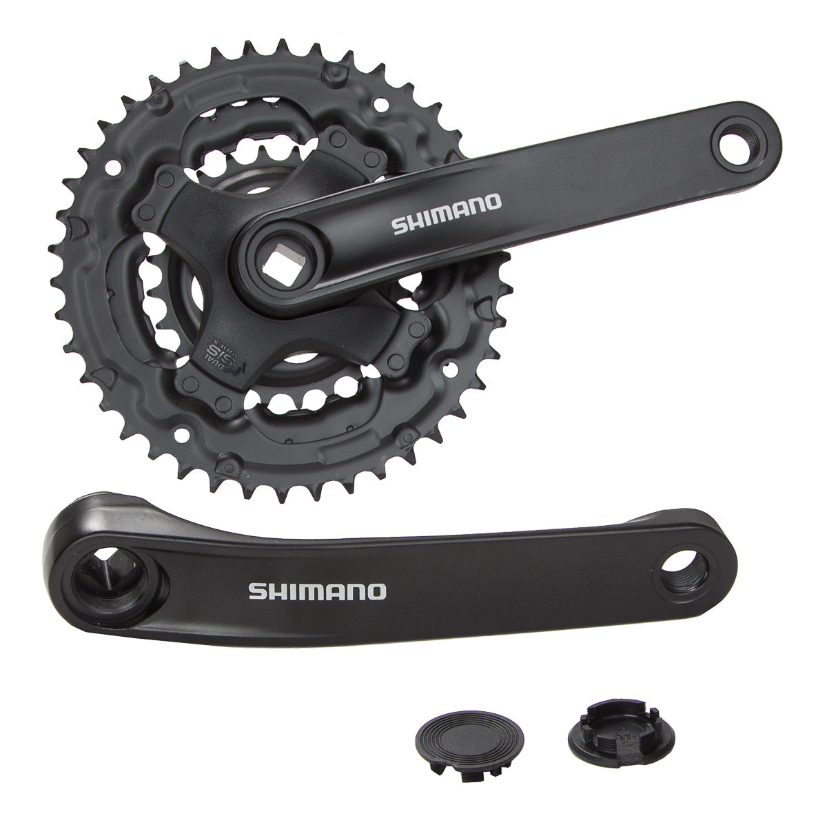 Multiplicación triple para bicicleta Shimano FC TY301 E C 175mm 24/34/42d 6/8v