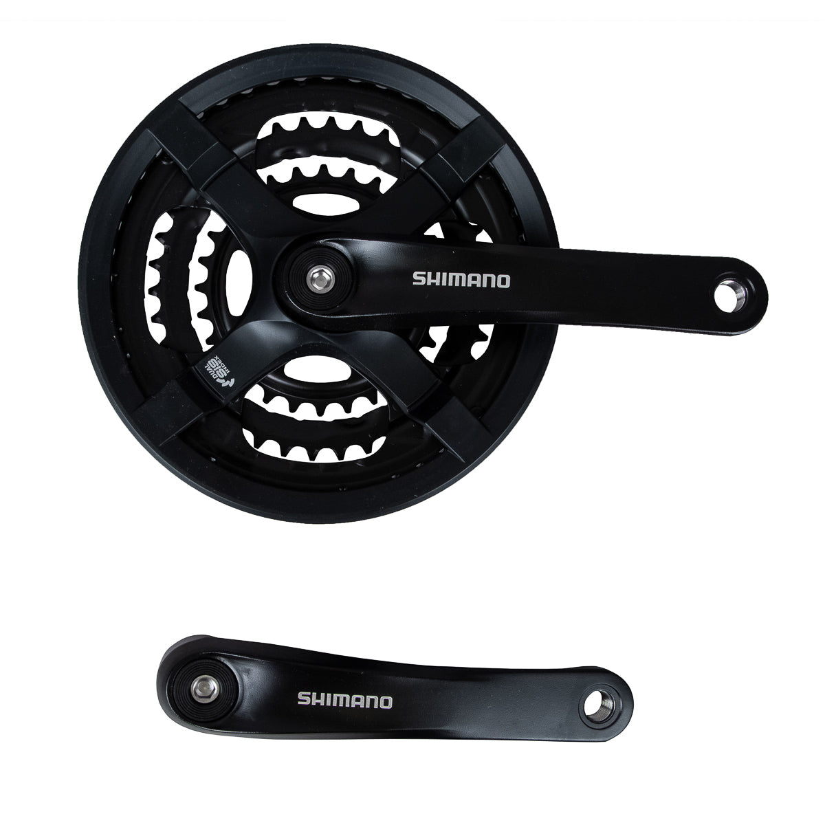 Multiplicación triple para bicicleta Shimano FC TY501 E C 175mm 28/38/48d 6/8v