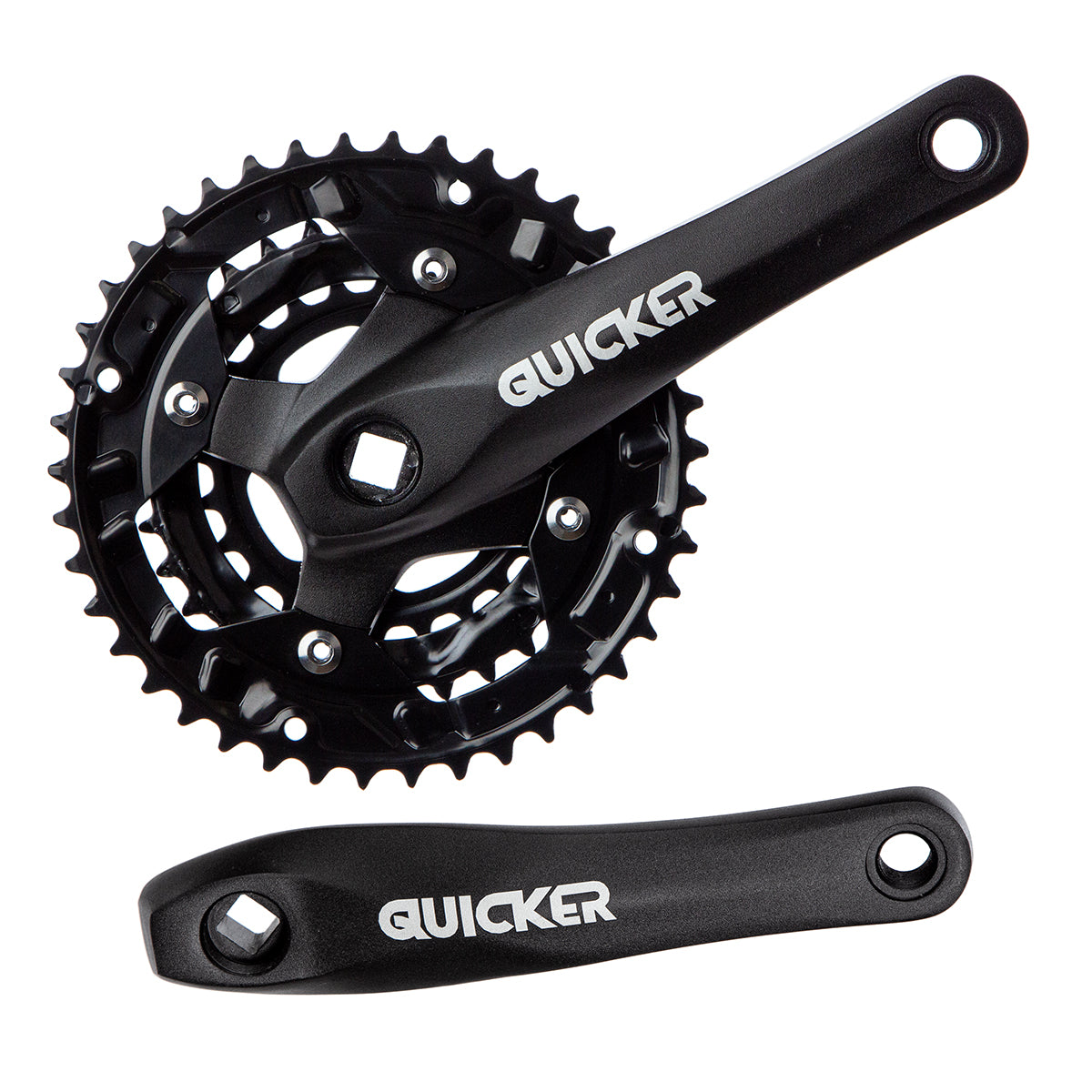 Multiplicación triple para bicicleta MTB Quicker 7 8v 24 34 42d 170mm EC 9 16