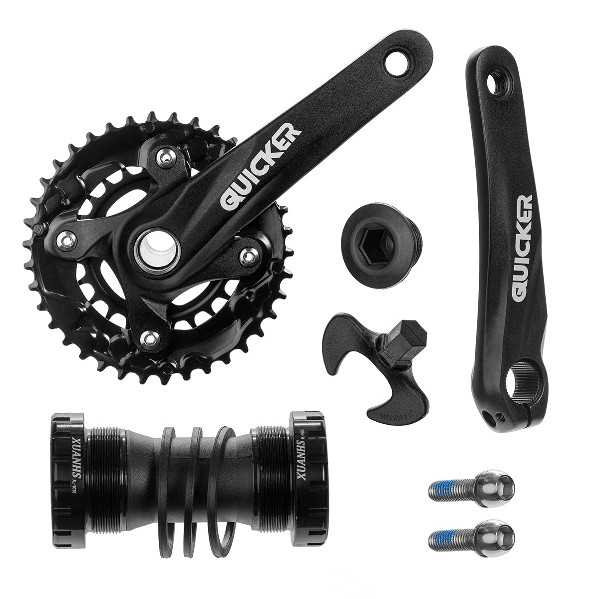 Multiplicación doble para bicicleta MTB Quicker 24 38d 170mm EH