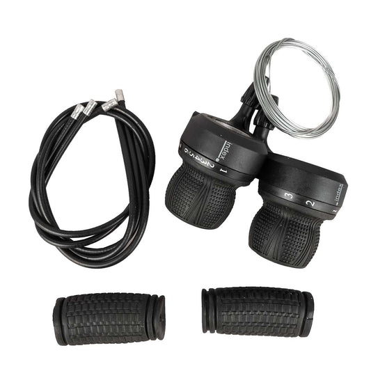 Palancas de cambio para bicicleta de montaña Roller Index 3x7v Puño