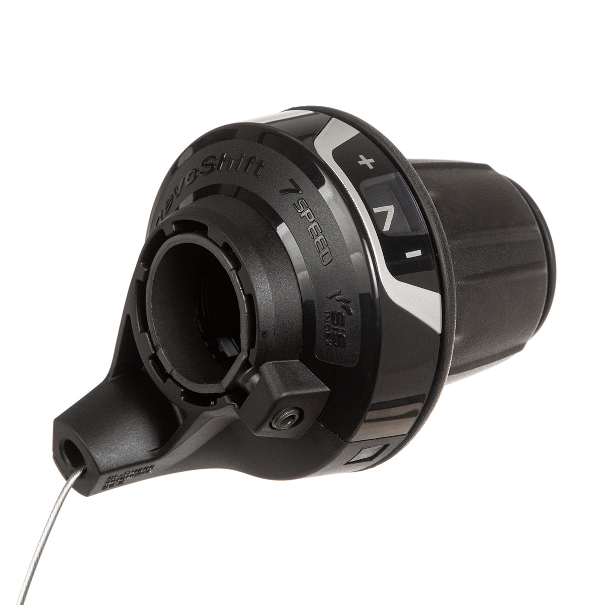 Palanca de cambio de puño para bicicleta Shimano Tourney SL-RV400-7R Derecha Negro