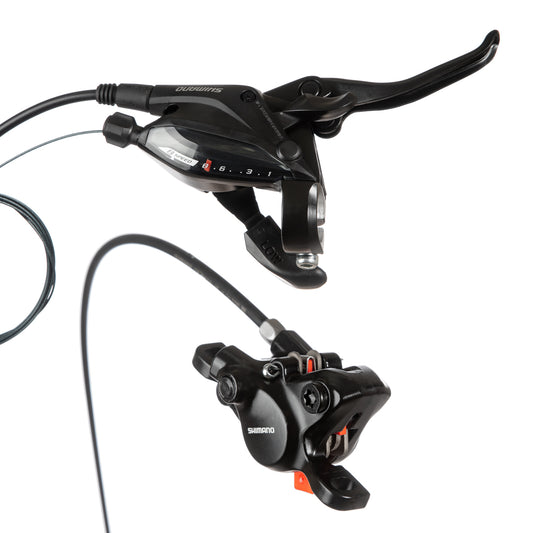 Palanca de cambio y freno dual hidráulico para bicicleta de montaña Shimano Acera ST EF505 8R/BR MT200 Derecha