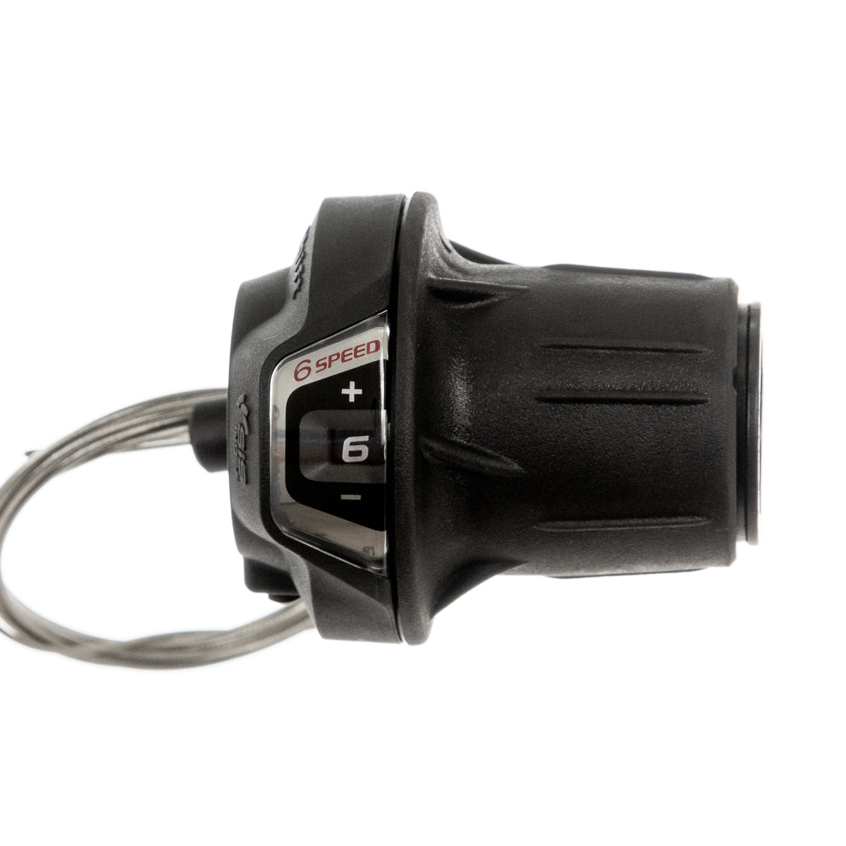 Palanca de cambio de puño para bicicleta Shimano Tourney SL RV300 6v Revoshift Derecha