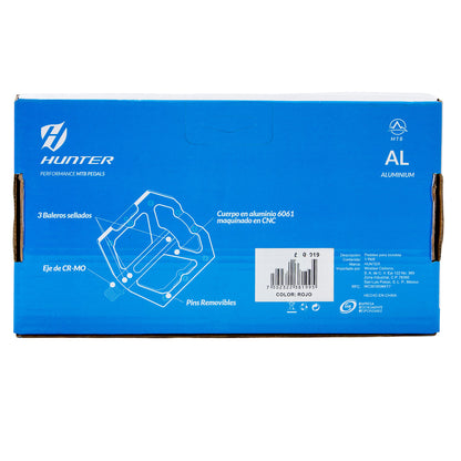Pedales para bicicletade montaña Hunter AL 9/16"